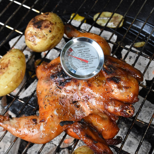 Jumbuck BBQ Thermometer - Stainless Steel Meat Thermometer 54mm x 118mm - Accurate Temperature Readings – view 2 - Auzzistore