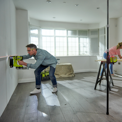 Ryobi 25m 360 Green Line Laser - Self-Leveling - Accurate Alignment