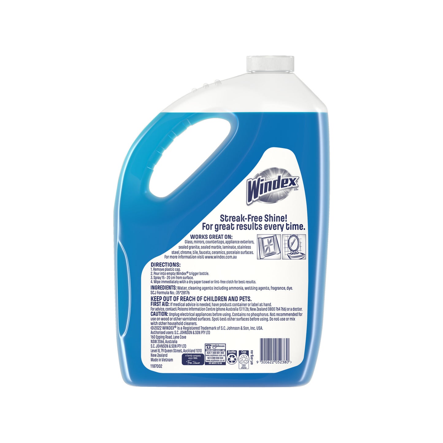 Windex 5L Glass Original - Value Pack