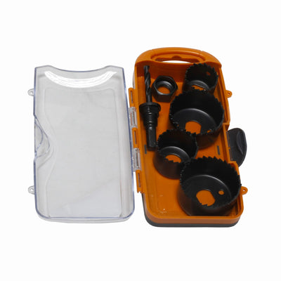 Craftright 5 Piece Hole Saw Set - Carbon Steel - 32-54mm - Durable