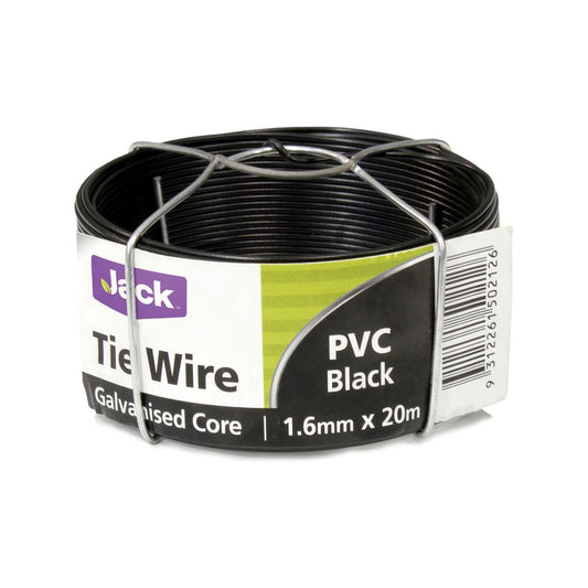 Jack PVC Coated Tie Wire - 1.6mm x 20m - Steel - Flexible Use - Auzzistore