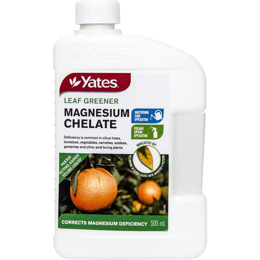 Yates Leaf Greener Magnesium Chelate 500ml Liquid Fast Acting - Auzzistore