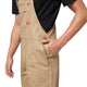 Hard Yakka Khaki Bib Brace Overalls Size 97 - Durable Cotton Drill - Practical Design