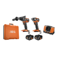 AEG 18V FUSION Hammer Drill & Impact Driver Kit - 2 Piece - 5.0Ah Batteries