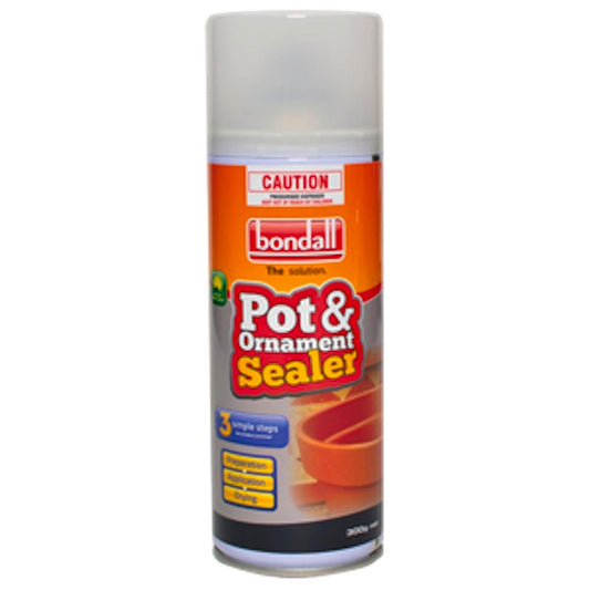 Bondall Pot and Ornament Sealer 300g Aerosol Clear Waterproof Durable - Auzzistore