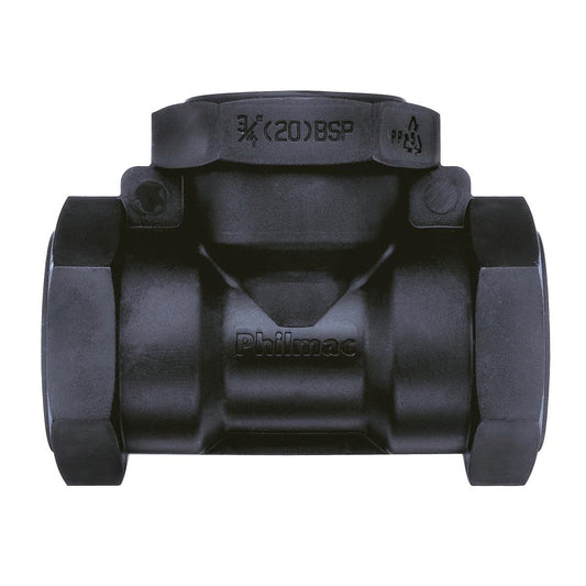 Philmac BSP Thread FI Pipe Tee 3/4 Inch Polypropylene Durable Seal - Auzzistore