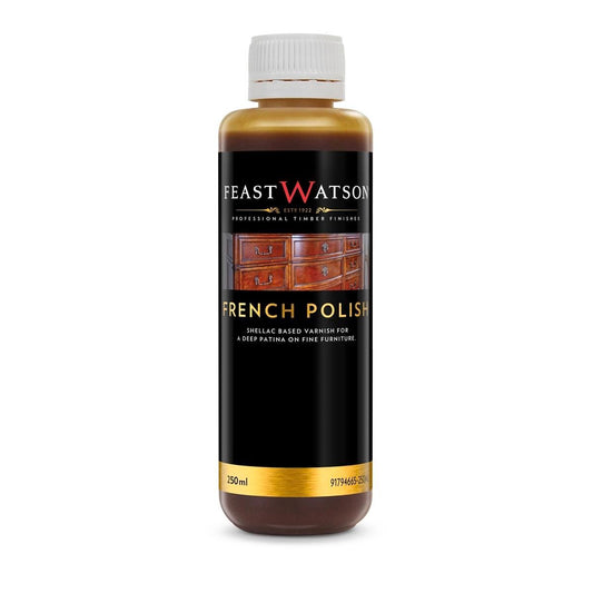 Feast Watson French Polish - 250ml - Shellac Based - High Gloss Finish - Auzzistore