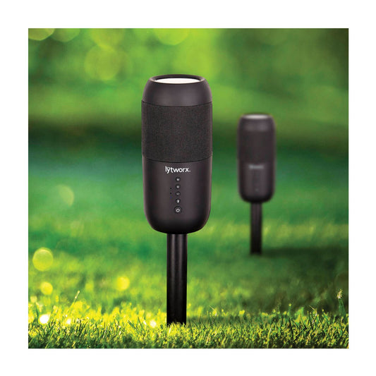 Lytworx Solar USB Portable Bluetooth Speakers 2 Pack - 360° Sound - 395 x 75 x 75 mm – view 2 - Auzzistore