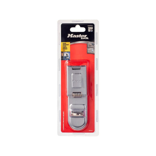 Master Lock Hasp - 160mm - Hardened Steel - Weather Resistant - Auzzistore
