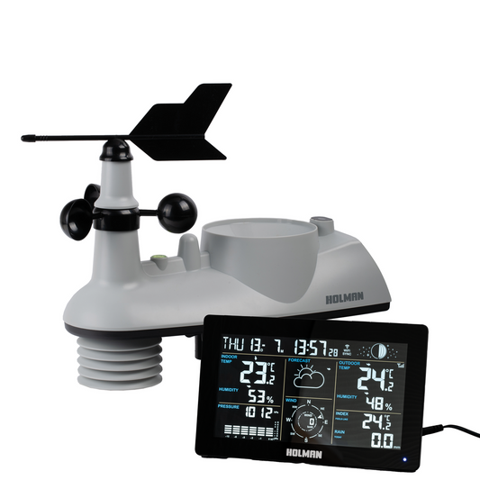 Holman Zephyr Wi-Fi Weather Station - 12 Data Points - Accurate Monitoring