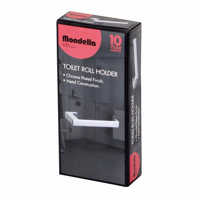 Mondella Rumba Toilet Roll Holder - Chrome - Metal - Contemporary Style