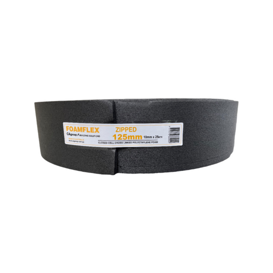 Cagroup Foamflex Expansion Joint - 125mm x 25m - Polyolefin - Non Absorbent - Auzzistore
