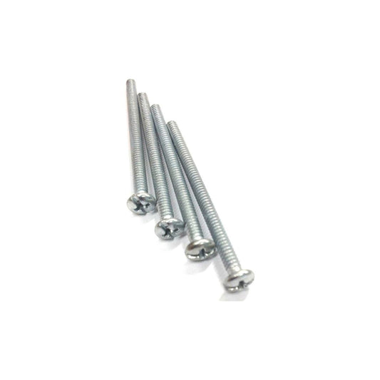 Hpm 51mm Long Screws - Nickel Plated - Durable - 10 Pack - Auzzistore