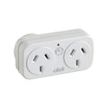 Click Right Hand Double Adaptor With Surge Right