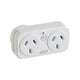 Click Right Hand Double Adaptor With Surge Right