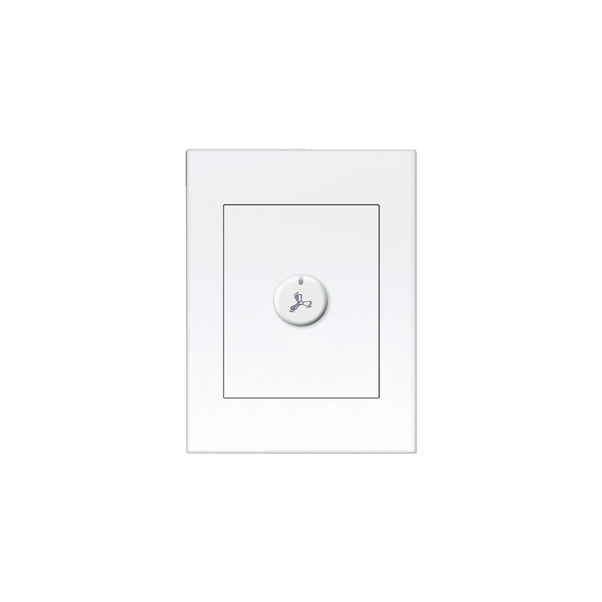 Hpm Vivo Fan Controller White - 3 Speed - Plastic - Easy Installation