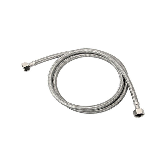 Kinetic 1500mm Stainless Steel Flexible Braided Hose Water Connector - Durable Plumbing Solution - 1/2" Female BSP - Corrosion Resistant - Auzzistore