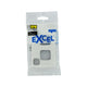 HPM Excel Double Powerpoint Coverplate - White - 117mm - Plastic - Durable