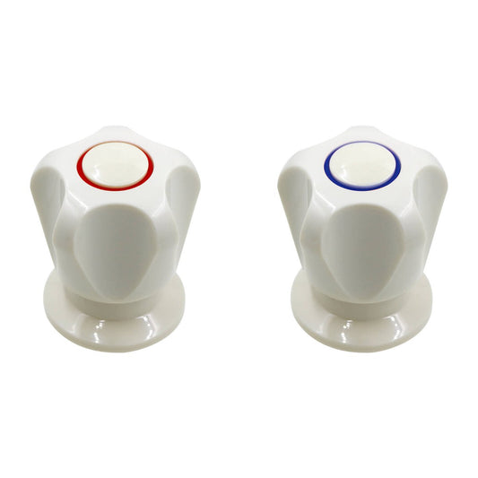 Shaw Mason Ivory Classic Basin Top Assembly Pair - 160mm x 120mm x 70mm - Easy Install - Temperature Indicators - Auzzistore
