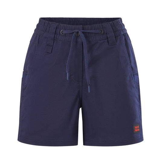 Hard Yakka Women’s Short Shorts 3056 Size 8 - Navy - Comfortable Workwear - Auzzistore