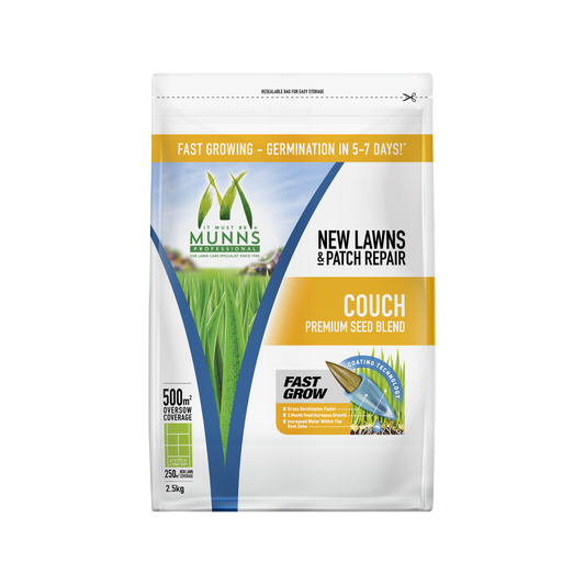Munns Professional Couch Lawn Seed - 2.5kg - Lawn Seed Blend - Drought Tolerant – view 2 - Auzzistore