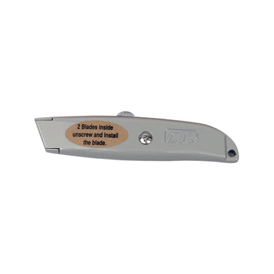 Craftright Utility Knife - Retractable - 2 Blades - Zinc Alloy - Durable