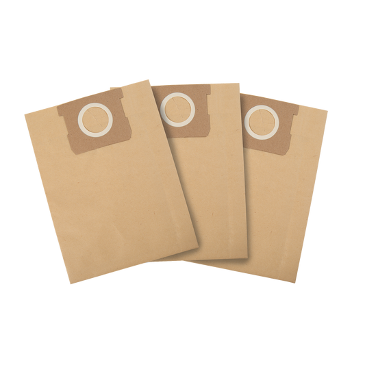 Powerfit 60L Dust Bag 3 Pack - Paper - Easy To Carry - Disposable