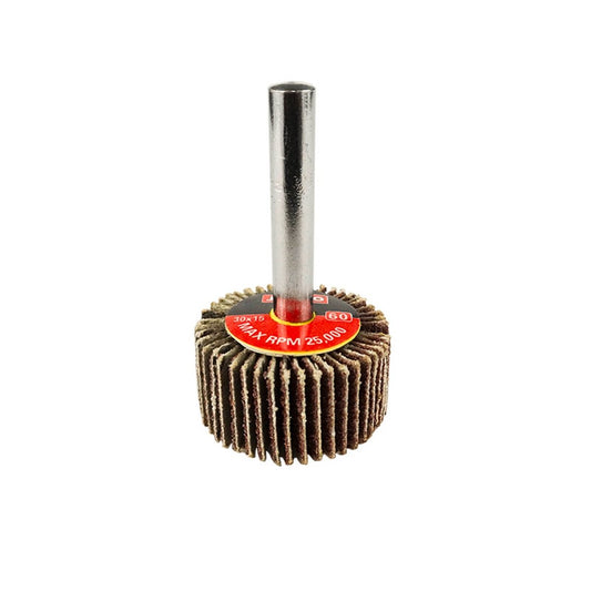 Josco 30mm Abrasive Flap Wheel 60 Grit Cloth Durable Efficient - Auzzistore