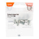 Taskmaster Screw-In Insert Nut - M6 x 13mm - Metal - Curved Surfaces