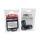 Grunt 25mm Black Webbing Accessory Slide 4 Pack - Durable Plastic - Lightweight - Flexible
