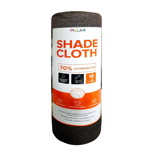 Pillar 1 Shade Cloth - 83 x 5m - Woodland Grey - HDPE - 70% UV Protection