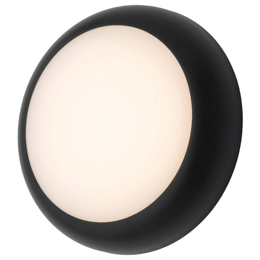 Arlec 14W Black CCT LED Dorset Round Bunker Light - 225mm - Weather Resistant – view 2