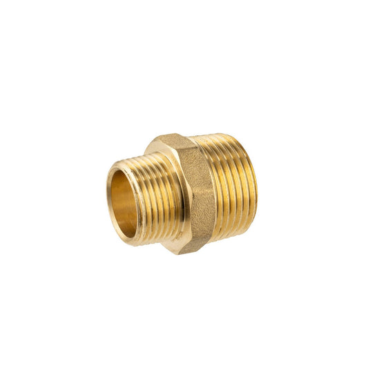 Brasshards Brass Threaded Hex Reducing Nipple 25 x 20mm - Lead-Free - Durable - Auzzistore