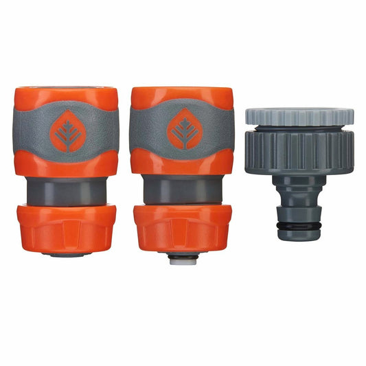 Pope Comfort Grip Hose Connector Set - 12mm - ABS Plastic - Outdoor Use - Auzzistore