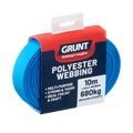 Grunt 25mm Poly Webbing 10m Blue Polyester 680kg Breaking Strength