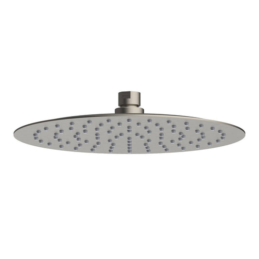Mondella Wels Round Shower Head 250mm 9L/min Brushed Nickel - Efficient Water Use