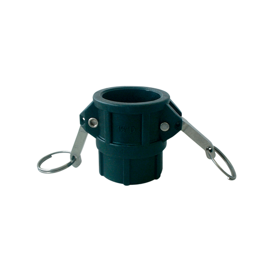 Philmac 1 1/4" Polypropylene Type D Camlock Fitting - Black - D125-PP - Auzzistore
