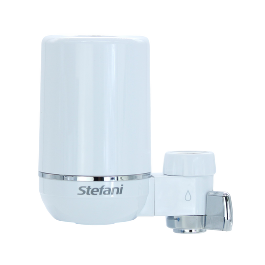 Stefani On Tap Ceramic Water Filter System - Lead Free - 160mm x 120mm x 85mm - White - Easy DIY Installation - Reduces Contaminants - Auzzistore