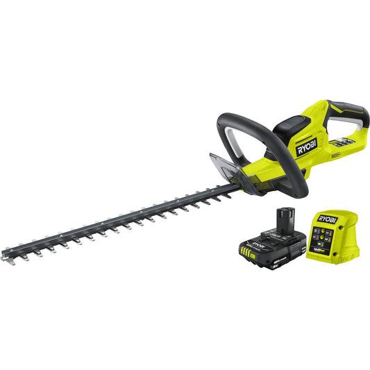 Ryobi 18V ONE+ 45cm Hedge Trimmer Kit - 2.0Ah Battery & Charger - Lightweight
