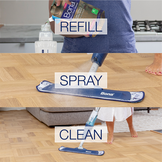 Bona Cleaner Wood Floor 946ml Soft Bag - Fast-Drying, Residue-Free – view 2