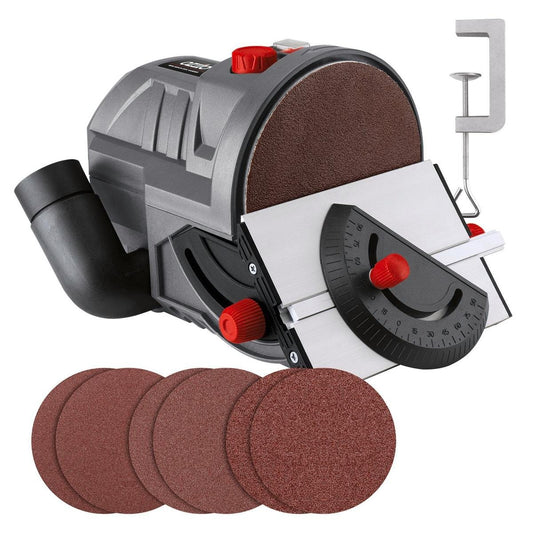 Ozito Mini Bench Disc Sander 125mm 140W - 6 Speed Settings - Dust Extraction