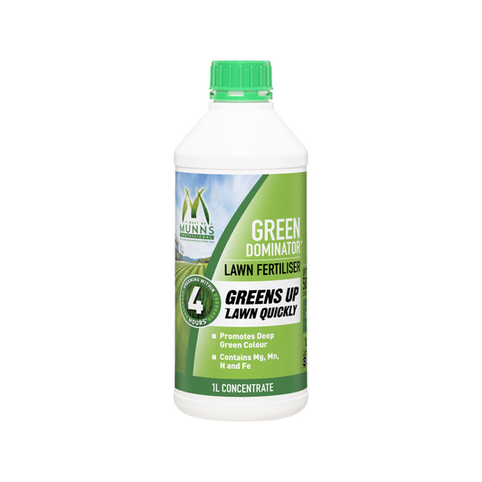 Munns Professional Lawn Fertiliser - 1L - Liquid - Quick Greening - Auzzistore