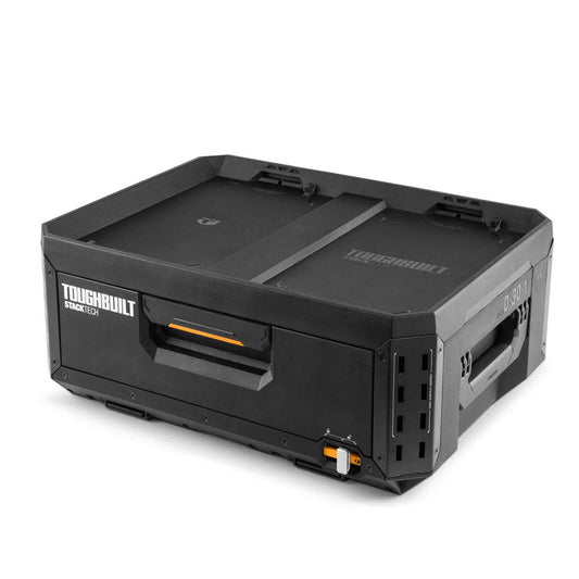 Toughbuilt Stacktech Tool Box - 1 Drawer - 410mm x 220mm x 530mm - Durable Storage - Auzzistore