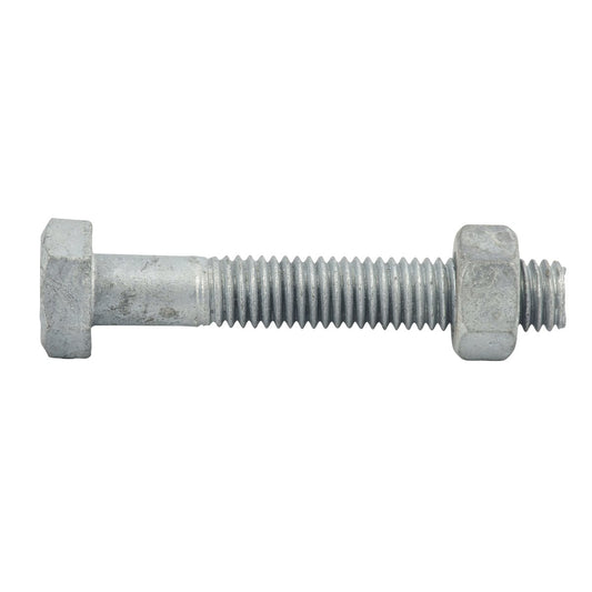 Zenith Hot Dip Galvanised Hex Head Bolts M8 x 50mm 25 Pack Durable – view 2 - Auzzistore