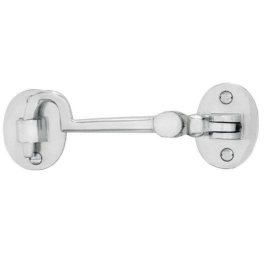Delf Cabin Hook 100mm Polished Chrome Solid Brass Durable Design - Auzzistore