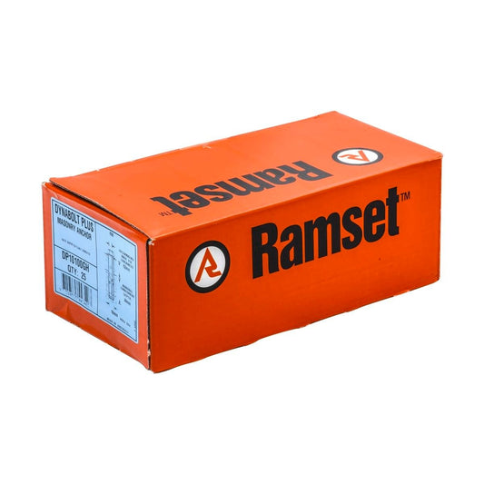 Ramset DynaBolt Plus 10 x 103mm Galvanised Masonry Anchor 25 Pack - Auzzistore