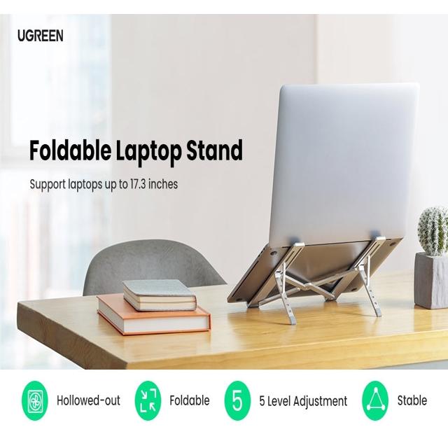 UGREEN 40289 Foldable Laptop Stand (Silver)