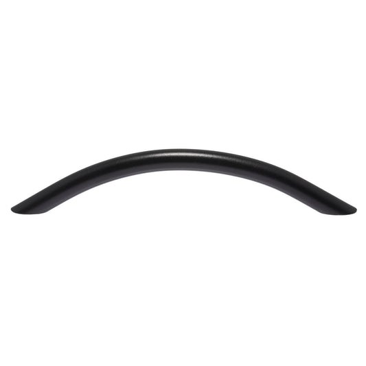 Lane Matte Black Bow Handle - 128mm Centre-to-Centre - Zinc - 1 Pack