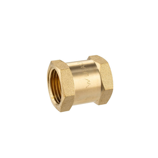 Brasshards 15mm Brass Threaded Hexagon Socket - Lead-Free - Corrosion Resistant - Auzzistore