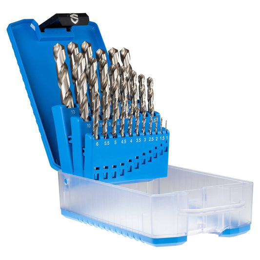 Sutton Tools Viper Metric Drill Bit Set - 25 Piece - 1.0mm to 13.0mm - HSS - Fast Drilling – view 2 - Auzzistore